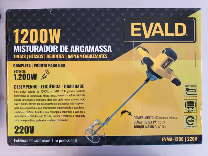 Misturador de Argamassa Tinta NOVO PRONTA ENTREGA 