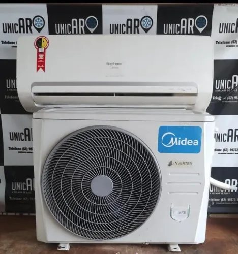 Ar condicionado Midea 9.000 BTUs INVERTER 1.900 ja entrega instalado com total garantia 