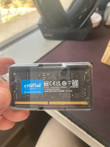 Kit Memória RAM Crucial 32GB (2x16GB) DDR5 4800MHz Notebook