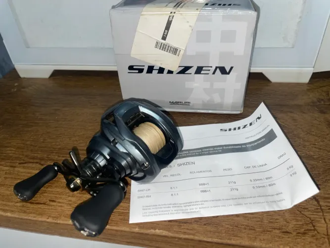 Carretilha de pesca shizen Mauri nakamura