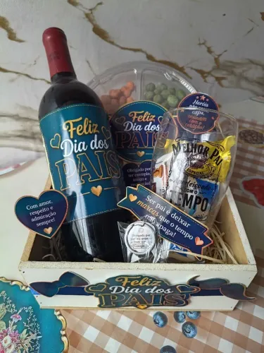 Cesta pra presente dia dos pais