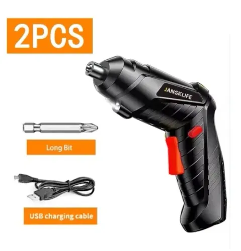 Mini Parafusadeira de Precisão Elétrica USB - Kit Completo