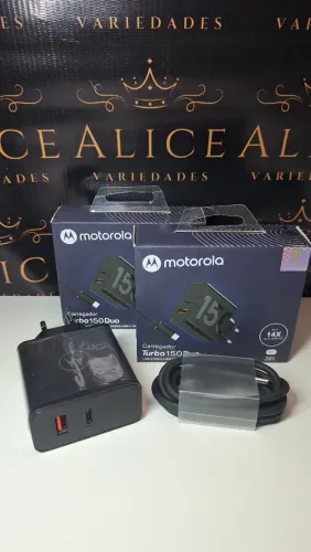 Carregador Motorola 150w turbo Tipo C 