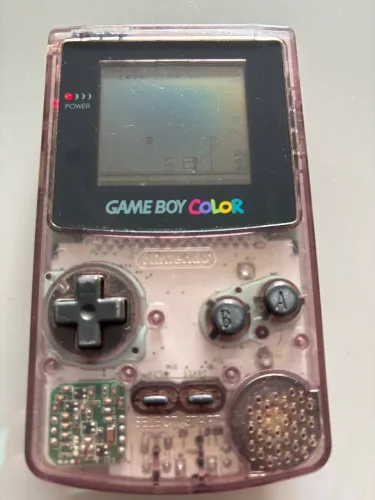 Game Boy Color Roxo Transparente + 2 Cartuchos