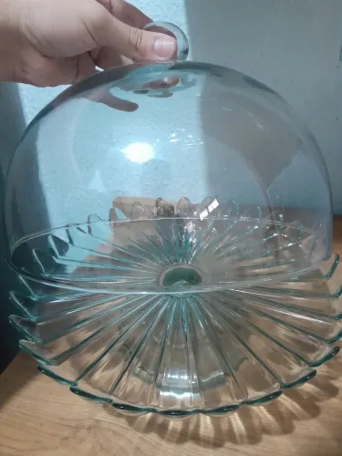 Boleira de Vidro com pé