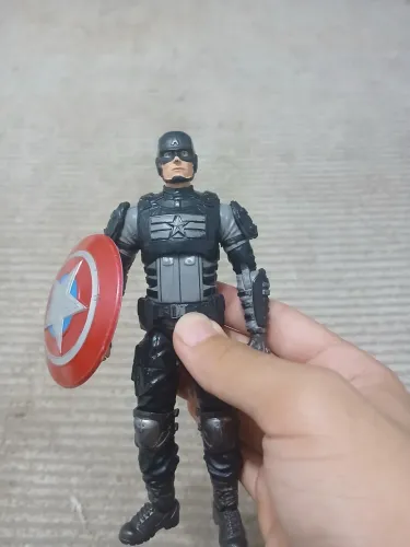 marvel legends capitão america boneco articulado