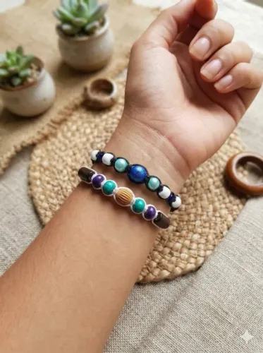 Pulseira de Macrame