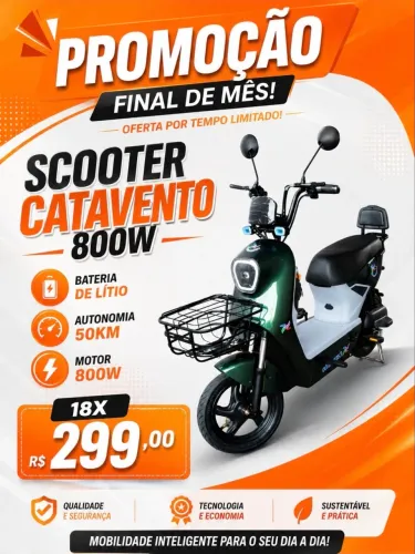 Scooter catavento