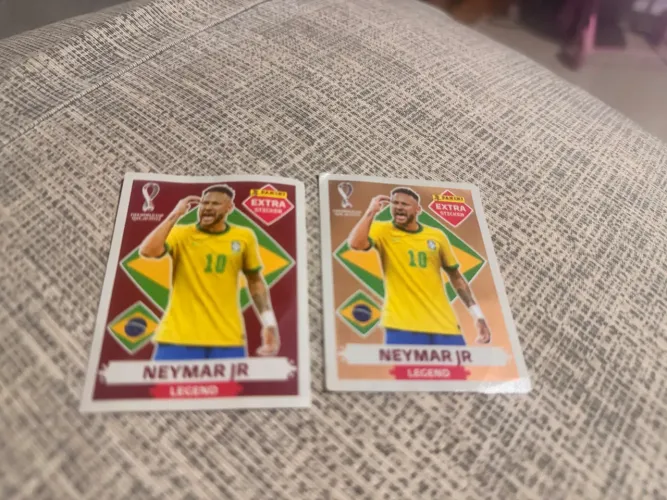?Figurinhas raras Neymar Jr Extra Sticker Panini Copa 2022?