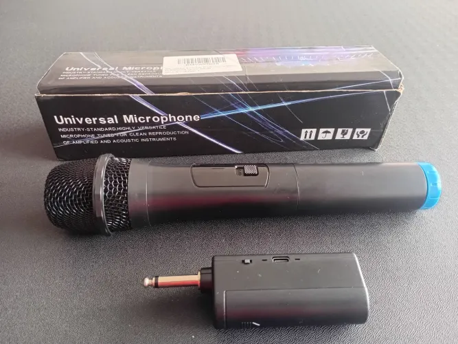 01 microfone sem fio