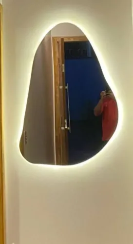 Espelhos orgânico com suporte em led com instalação inclusa 