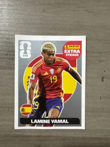Vendo figurinha do Lamine Yamal prata extra sticker