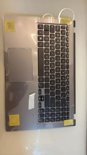 Tampa Base C/teclado Asus X515jf X515ea X515ja X515ma M515da Cinza E Preta