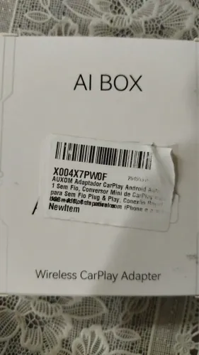 Adaptador Carplay AndroidAuto sem fio