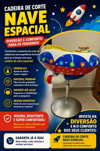 Cadeira de corte infantil temática 