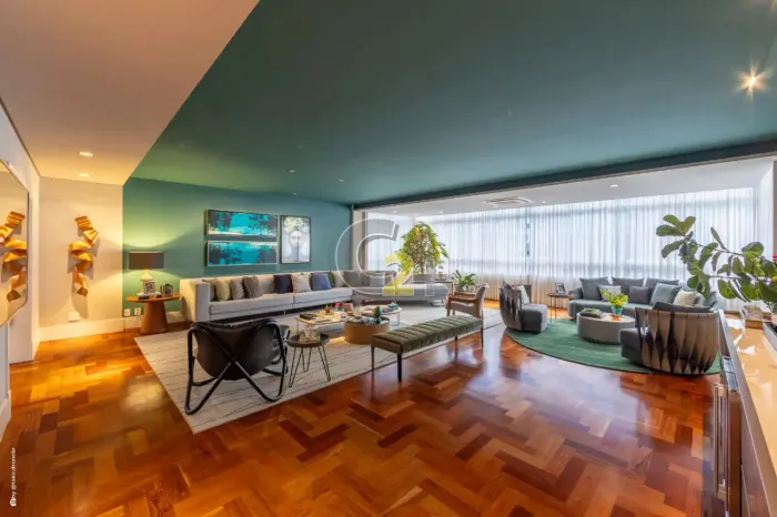 Apartamento á venda em Higienópolis, 5 quartos, 4 suítes, 2 vagas de garagem