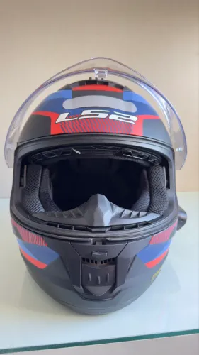Capacete LS2 stream II TAM 60 + fone