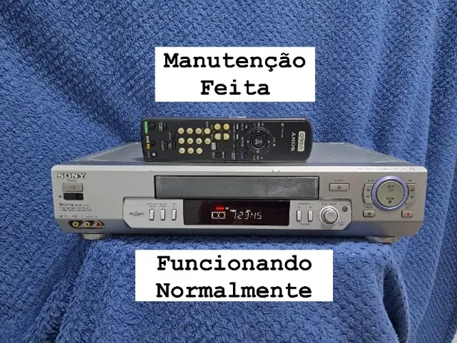 Video Cassete SONY 7 Cabeças Com Controle Remoto - SLV-EX8S