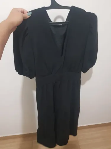 Vestido midi tecido poliéster tamanho Único 