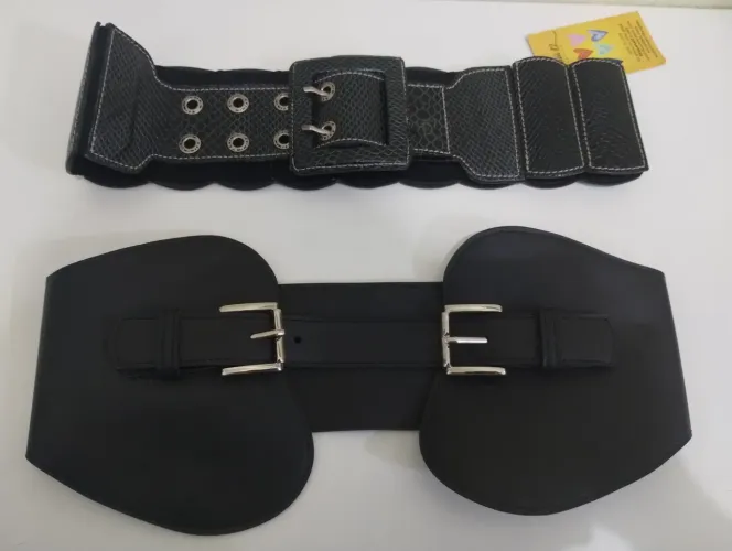 Kit cinto Carmim n 75 e cinto Largo n 75