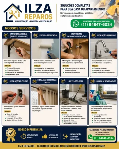 Reparos & Limpeza