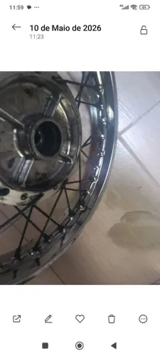 Roda traseira de biz