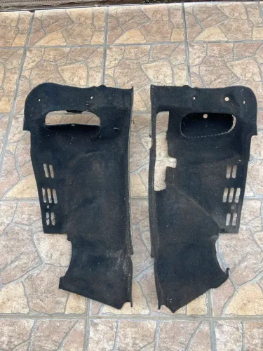 Par de acabamentos do portas malas originais Ford do Escort Xr3 conversível Mk4