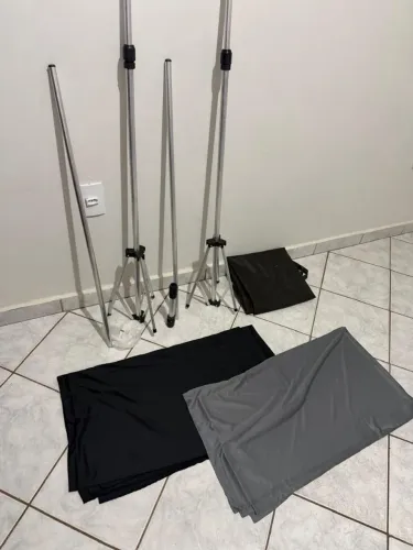 Fundo Infinito com tripés