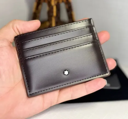 PORTA CARTÃO SUPER SLIM MARROM CAFÉ - COFFEE SUPER FOSCO PREMIUM SLIM FIT CLASSICA E SOFT
