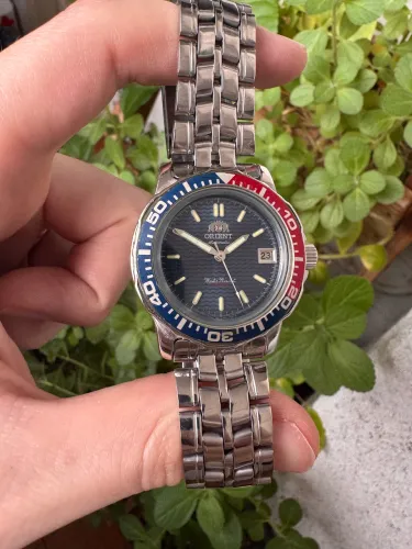 Relógio Automático Orient Diver "Pepsi"