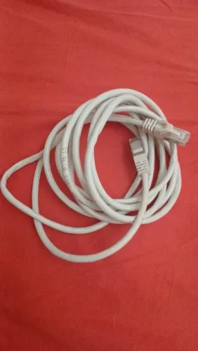 Cabo Cat6 Ethernet, para conexões de velocidade até 1gb/s menos de 4 meses de uso!