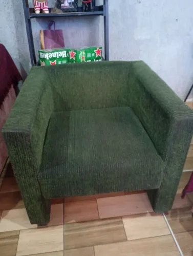 Poltrona verde linda elegante 