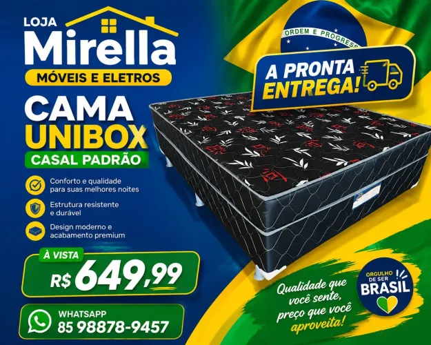 Cama unibox casal padrão