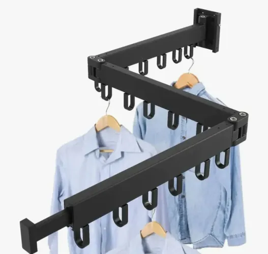 Varal de parede dobravel e articulavel.