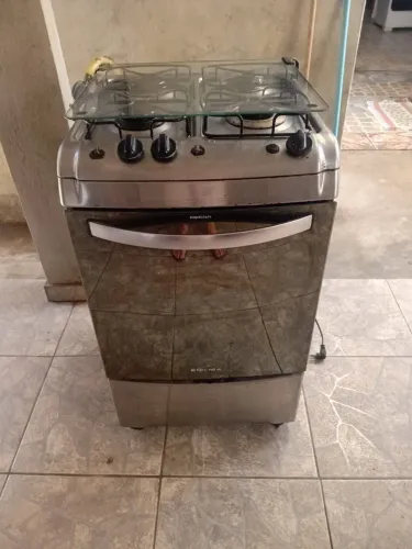 Fogão inox 4 bocas