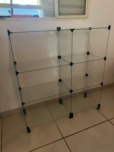 Prateleiras de vidro 