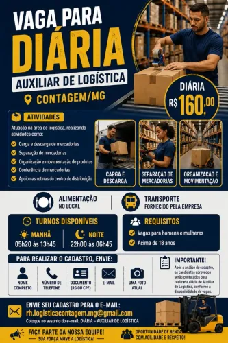 ? ATENÇÃO! ESTAMOS CONTRATANDO! ?