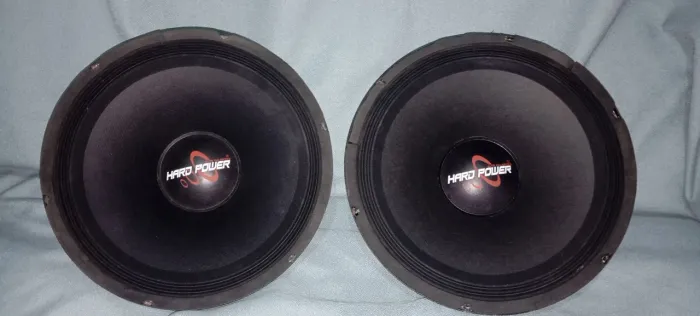 Vendo par de auto-falante hard power, 12 polegadas, 8 homos, 250rms