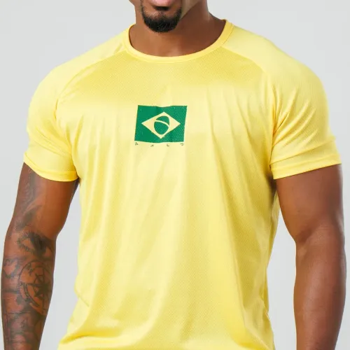 Camiseta Brasil - DryFit Alpha Co