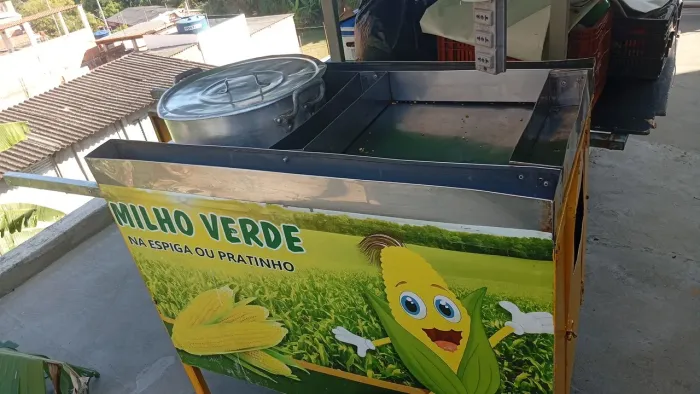 Carrinho de milho verde completo 