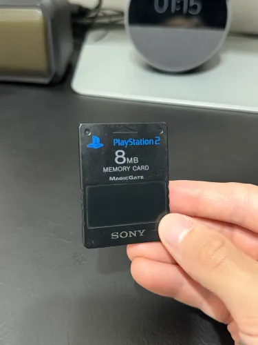 Memory Card Original Japonês PS2 Black Preto Japan