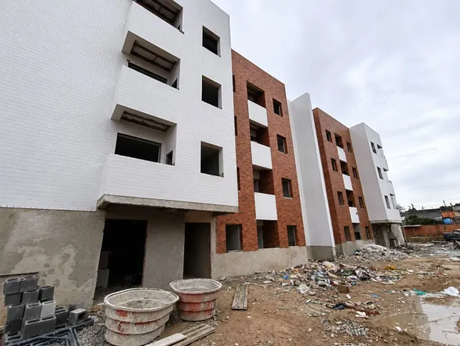 C-AP4578 Apartamento NOVO no Guaraituba - 2 quartos, Sacada com Churrasqueira