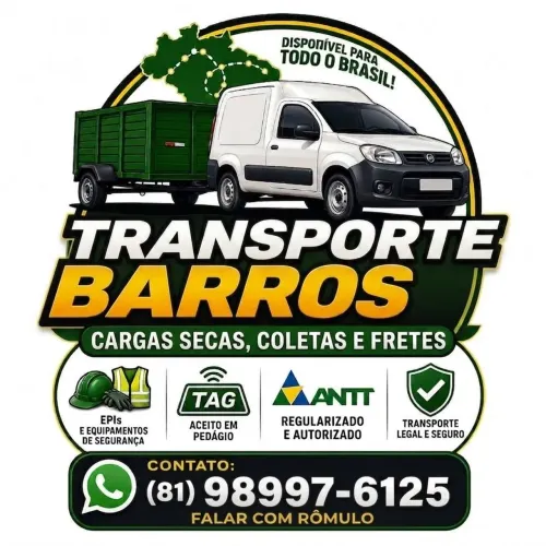 Fretes pequenos em Recife e região