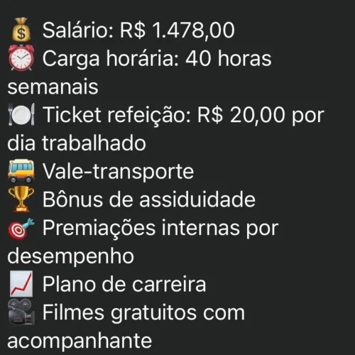 Cinemark Shopping Vitória - ES ? Vagas Disponíveis