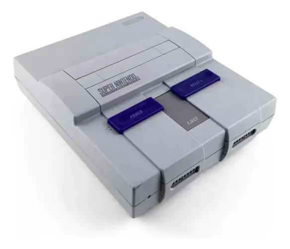 Super Nintendo Sns 001 Com 3 Cartuchos De Jogos (Usado)