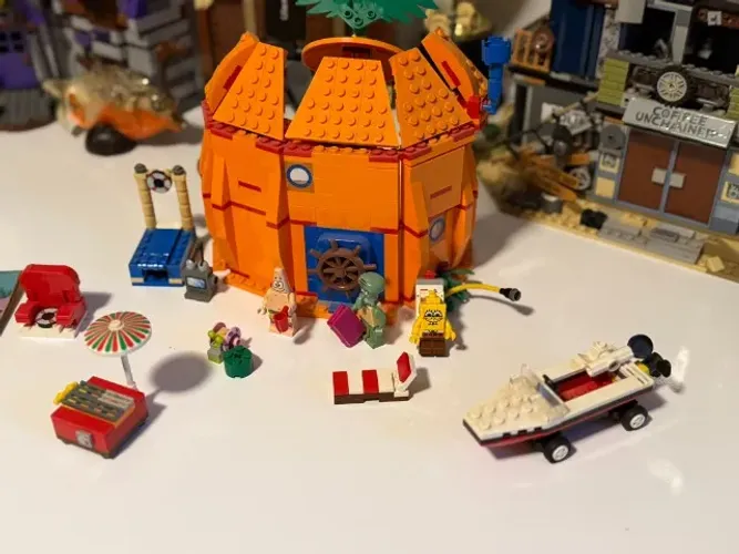 LEGO SpongeBob 3834 Krusty Krab Completo + Minifigs Original