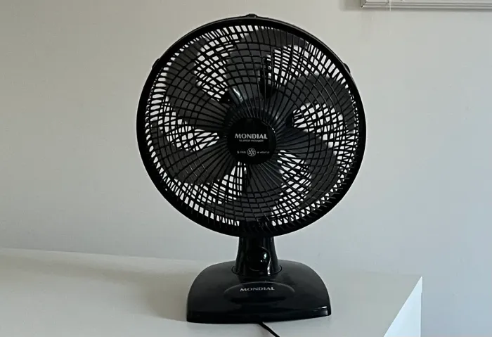 Ventilador de 30cm -Mondial - Preto - Novo