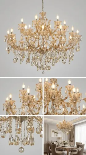Lustre de Cristal para Sala/Loja - em perfeitas condições!