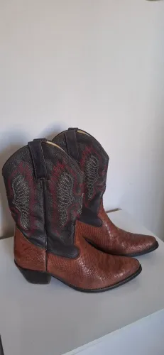 Bota Texana de couro 