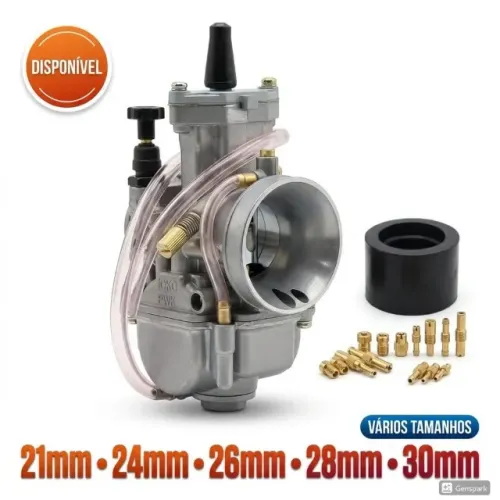 Carburador modelo koso tamanho 21, 24, 26, 28 e 30 mm